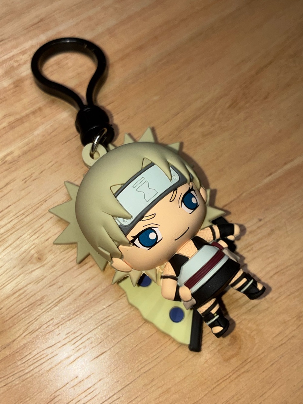 Naruto Shippuden Temari 3D Foam Bag Clip Keychain Series 4 - Picture 3 of 4